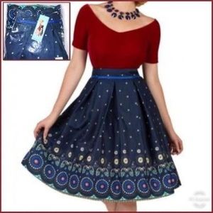 Tatyana Arabian Nights Retro 1950s Pinup Full Skirt Small NWT